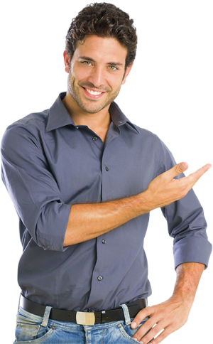man-pointing